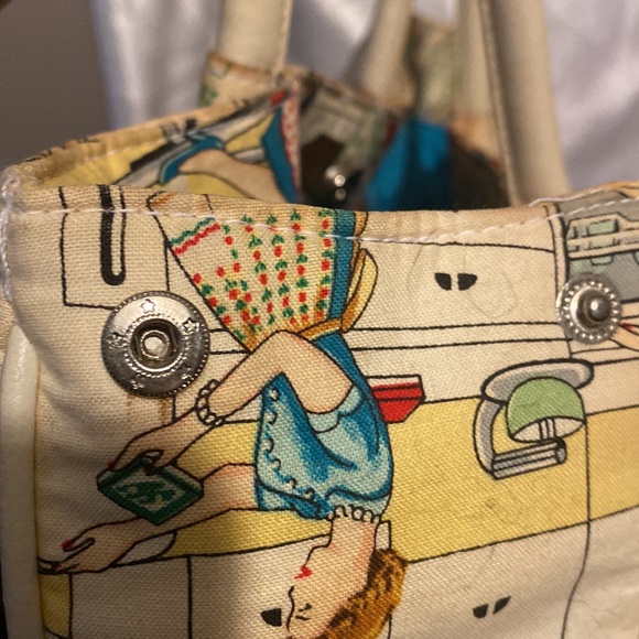 Vintage retro housewife tote bag - Picture 16 of 16